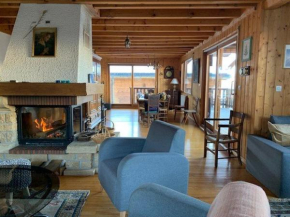 Chalet spacieux, 14 pers., proche pistes, cheminée, terrasse, WIFI, parking, Crest-Voland - FR-1-733-77